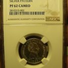 Uruguay 1968SO 10 Pesos Silver Pattern~NGC Proof Cameo 62~Rare 1000 Minted~Pop=1