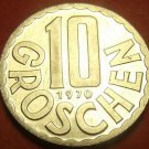 Proof Austria 1970 10 Groschen~Only 102,000 Minted~Imperial Eagle~Free Shipping