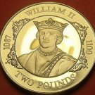 Extremely Rare Cameo Proof Guernsey 1988 2 Pounds~2,500 Minted~William II~Fr/Shi