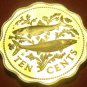 Bahamas 1985 10 Cents Proof~Rare Only 7,500 Minted~Bone Fish~Free Shipping
