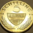 Proof Austria 1969 5 Schillings~Lippizaner Stallion~29,000 Minted~Key Date~Fr/Sh