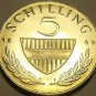 Proof Austria 1969 5 Schillings~Lippizaner Stallion~29,000 Minted~Key Date~Fr/Sh