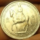 Great Britain 1953 Crown Unc~I will Bear Unto You Faith And Truth~Free Shipping