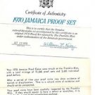 1970 Jamaica 6 Coin 2 Piece C.O.A. And Document Set~No Coins~Free Shipping 1970 Jamaica 6 Coin 2 Piece C.O.A. And Document Set~No Coins~Free Shipping