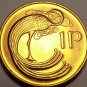 Gem Unc Ireland 1971 Penny~Irish Harp~Bird From The Book Of Kells~Free Shipping