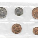 Rare Libya 1952 5 Coin Set~Awesome~Free Shipping