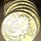 Gem Unc Roll (20) Philippines 1986 50 Sentimos~The Monkey-Eating Eagle~Free Ship