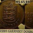 Guernsey 1938-H Double NGC MS-65 RB~Rare 96,000 Minted~Free Shipping Guernsey 1938-H Double NGC MS-65 RB~Rare 96,000 Minted~Free Shipping