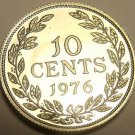 Proof Liberia 1976 10 Cents Proof~Rare Only 2,131 Minted~Free Shipping