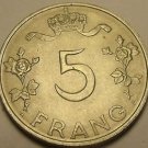 Luxembourg 1949 5 Francs~Frang~Charlotte Grand Duchess Of Luxembourg~Free Ship