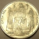 Rare Gem Unc Vatican 1968 FAO 10 Lire~The Feeding Of The 5,000~Free Shipping Rare Gem Unc Vatican 1968 FAO 10 Lire~The Feeding Of The 5,000~Free Shipping