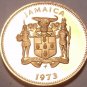 Rare Proof Jamaica 1973 Cent~Ackee Fruit~Only 28,000 Minted~See Our Proofs~Fr/Sh