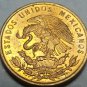 Mexico 1962-Mo Centavo Unc~Oat Sprigs~Brass~Free Shipping