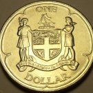 Fiji 1969 Dollar Rare Unc~Only 70,000 Minted~Crown~Free Shipping