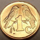South Africa 1996 Cent Gem Unc~Sparrows~Only Year For Zulu Legend~Free Shipping