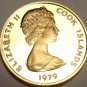 Cook Islands 1979 2 Cents Rare Proof~4,058 Minted~Pineapple~Free Shipping