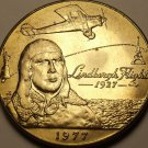 Samoa 1977 Tala Unc~17,000 Minted~Lindbergh New York To Paris Flight~Free Ship
