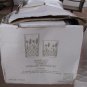 24pc Shannon Goldinger Lead Crystal Glass Set, Barware, Goblets,Highball,Lowboy