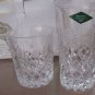 24pc Shannon Goldinger Lead Crystal Glass Set, Barware, Goblets,Highball,Lowboy