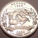 Gem Cameo Proof 2006-S Nevada State Quarter~Free Shipping Gem Cameo Proof 2006-S Nevada State Quarter~Free Shipping