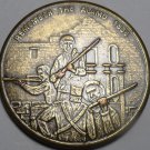 Remember The Alamo 1836 Siege And Battle Bronze Medallion 38.5mm~Free Shipping Remember The Alamo 1836 Siege And Battle Bronze Medallion 38.5mm~Free Shipping