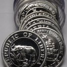 Rare Proof Roll (20 Coins) Liberia 1968 5 Cent Coins~Elephant Coins~Free Ship Rare Proof Roll (20 Coins) Liberia 1968 5 Cent Coins~Elephant Coins~Free Ship