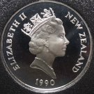New Zealand 50 Cents, 1990 Proof~Only 10,000 Minted~H.M.S. Endeavour~Free Ship