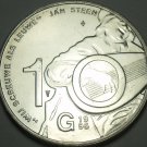 Netherlands 1996 10 Gulden Silver Unc~Jan Steen~Free Shipping