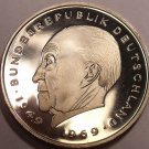 Germany 1977-J 2 Marks Proof~Konrad Adenauer~43,000 Minted In Hamburg~Free Ship Germany 1977-J 2 Marks Proof~Konrad Adenauer~43,000 Minted In Hamburg~Free Ship