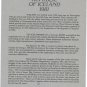 1981 Iceland 5 Coin C.O.A. Document~No Coins~Free Shipping