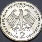 Germany 1977-F 2 Marks Proof~Konrad Adenauer~51,000 Minted In Stuttgart~Free Shi Germany 1977-F 2 Marks Proof~Konrad Adenauer~51,000 Minted In Stuttgart~Free Shi