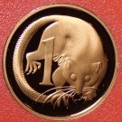 Rare Proof Australia 1990 Cent~Echidna~53,000 Minted~Feather-Tailed Glider~Fr/Sh