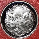 Rare Proof Australia 1990 5 Cents~Echidna~53,000 Minted~Free Shipping