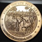 1810 First County Fair Held In America~Franklin Mint Bronze Proof Medallion~Fr/S