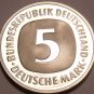 Germany 1981-D 5 Marks Proof~91,000 Minted~Eagle With Wings Spread~Free Shipping