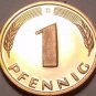 Germany 1981-D Pfennig Proof~Only 90,000 Minted~Minted In Munich~Free Shipping