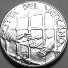 Vatican 50 Lire 1994 Gem Unc~Helping Hands For Prisoners In Jail~Free Shipping