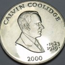 Liberia 5 Dollars 2000 Gem Unc~Calvin Coolidge President 1923-1929~Free Shipping
