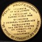 Woodrow Wilson 28th President Bronze Medallion~The Professer~Gov Of New Jersey~
