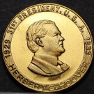 Herbert C. Hoover 31st President Bronze Medallion~The Great Human Engineer~Fr/Sh