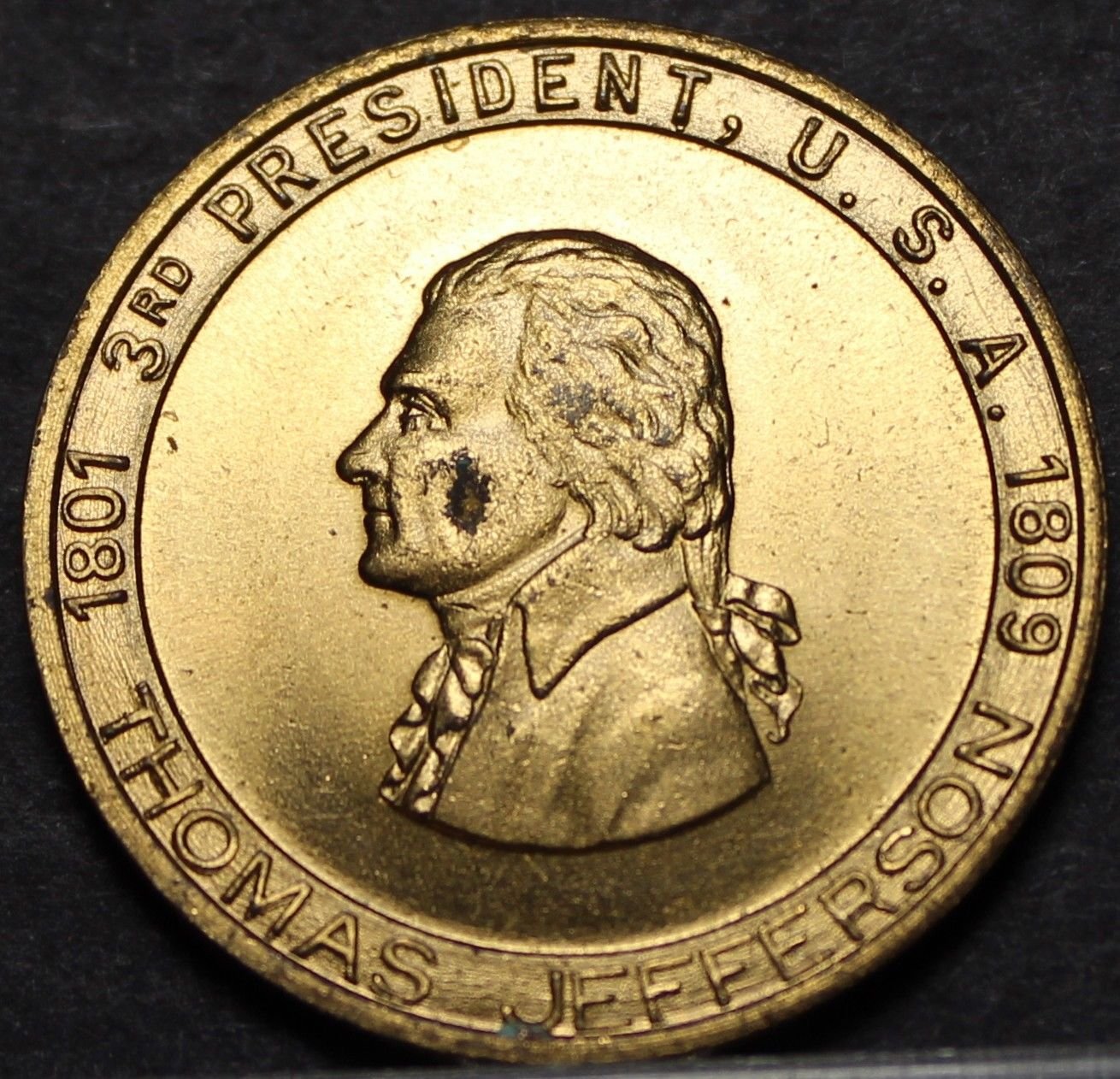 Thomas Jefferson 3rd President Bronze MedallionSage Of MonticelloLong