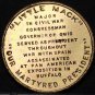 William McKinley 25th President Bronze Medallion~Little Mack~Assassinated~Fr/Shi
