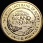 Grand Casino Mille Lacs Minnesota Wildlife Coin Gem Unc 39mm~Wolf~Free Shipping