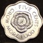 Seychelles 5 Cents FAO, 1975 Gem Unc~Cabbage Head~Fantastic~Last Year Ever~Fr/Sh