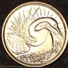 Singapore 5 Cents, 1974 Gem Unc~Great White Egret~Free Shipping Singapore 5 Cents, 1974 Gem Unc~Great White Egret~Free Shipping