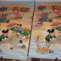 RARE Walt Disney Pair Of Window Shades Circa 1963~Colorful~TWO OF A KIND~Mickey