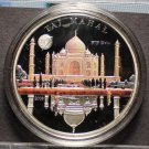 Mongolia 2008 Silver 500 Togrog New 7 Wonders -Taj Mahal~RARE PROOF~2,500 Minted