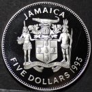 Jamaica $5, 1993~RARE SILVER PROOF~2,000 Minted~100th Anniversary Norman Manley