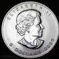 Canada 5 Dollars, 2005, RARE SILVER UNC~Big Leaf Maple~21,233 Minted~Colorized