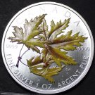 Canada 5 Dollars, 2006, RARE SILVER UNC~Silver Maple~14,157 Minted~Colorized~F/S